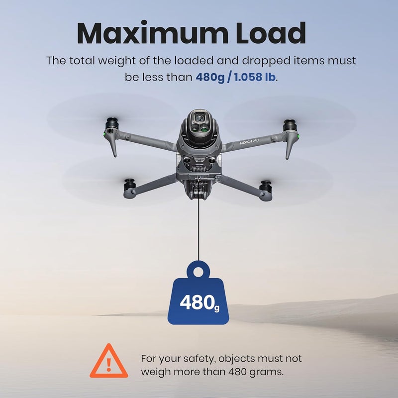 STARTRC Drone Airdrop System for DJI Mavic 4 Pro,Payload/Delivery/Transport Drop Release Device for DJI Mavic 4 Pro Accessories - Image 4